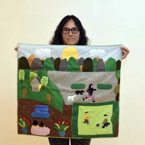 Exposición Taller Teletón Arte - Arpilleras en Cuarentena - 2